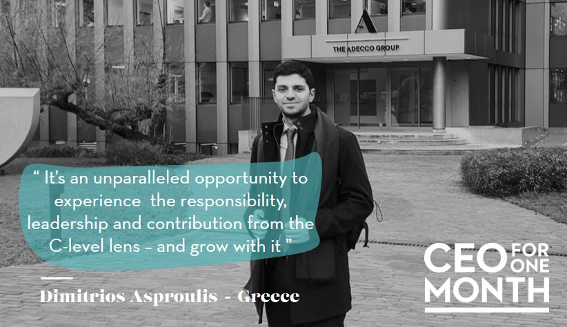 CEO for One Month Adecco Group Greece 2018